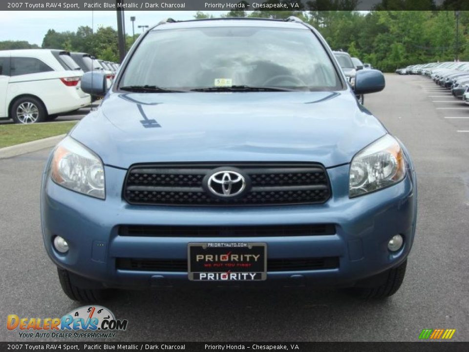 2007 Toyota RAV4 Sport Pacific Blue Metallic / Dark Charcoal Photo #7