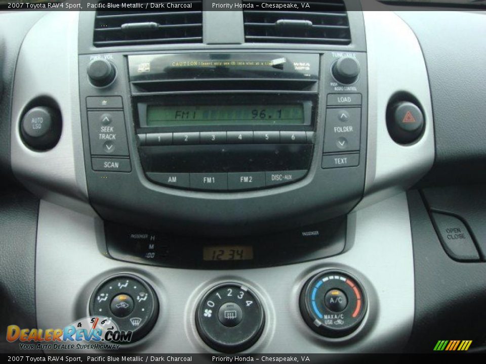 Controls of 2007 Toyota RAV4 Sport Photo #15