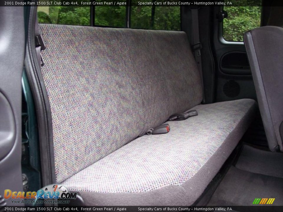2001 Dodge Ram 1500 SLT Club Cab 4x4 Forest Green Pearl / Agate Photo #28
