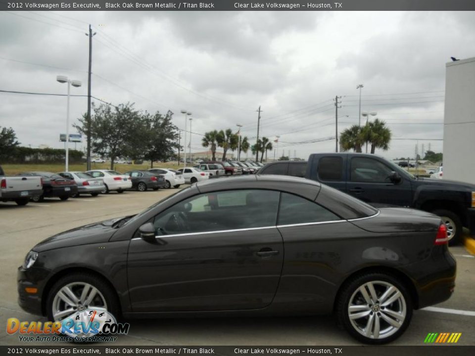 Black Oak Brown Metallic 2012 Volkswagen Eos Executive Photo #4