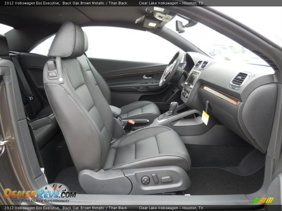Titan Black Interior - 2012 Volkswagen Eos Executive Photo #13