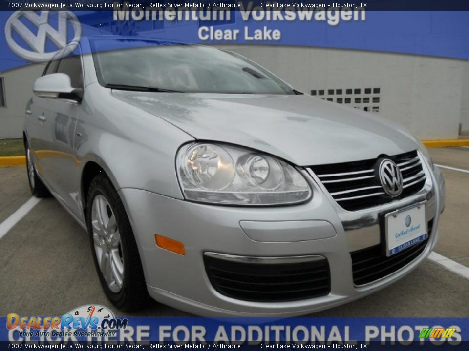 2007 Volkswagen Jetta Wolfsburg Edition Sedan Reflex Silver Metallic / Anthracite Photo #1