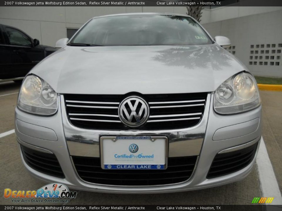 2007 Volkswagen Jetta Wolfsburg Edition Sedan Reflex Silver Metallic / Anthracite Photo #2