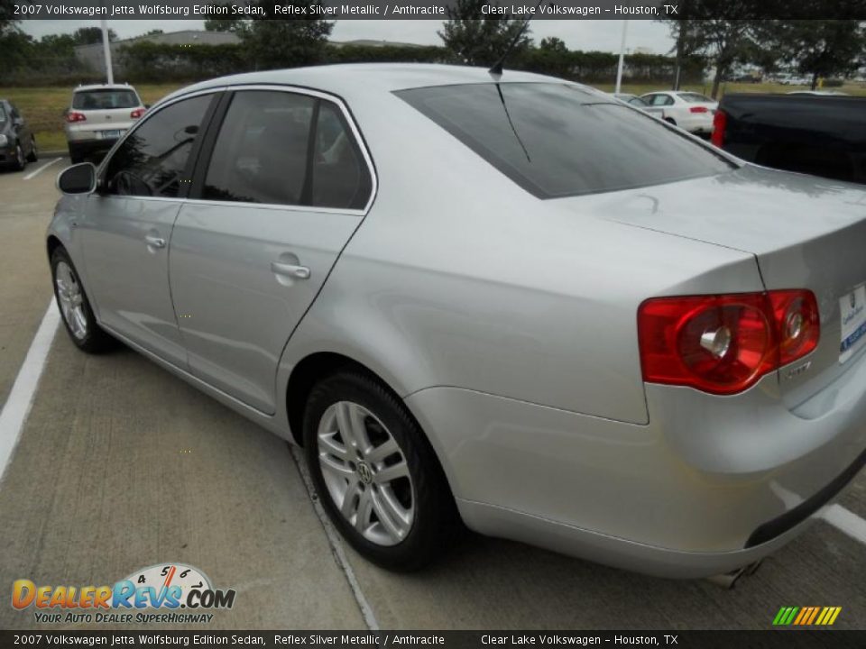 2007 Volkswagen Jetta Wolfsburg Edition Sedan Reflex Silver Metallic / Anthracite Photo #5