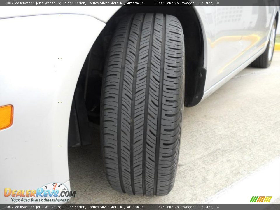 2007 Volkswagen Jetta Wolfsburg Edition Sedan Reflex Silver Metallic / Anthracite Photo #11
