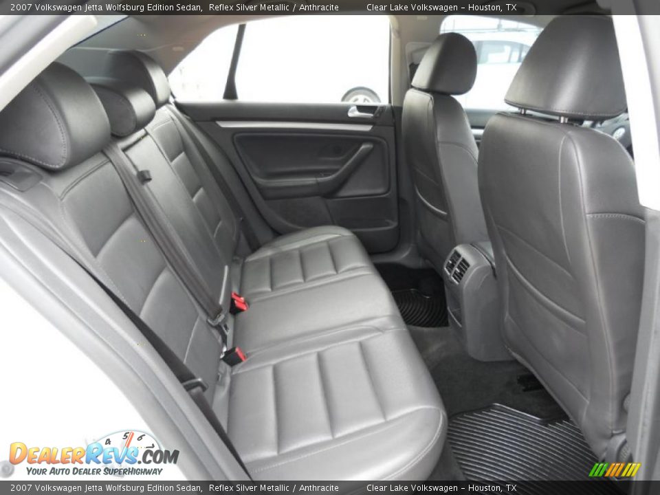 2007 Volkswagen Jetta Wolfsburg Edition Sedan Reflex Silver Metallic / Anthracite Photo #18