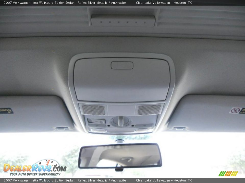 2007 Volkswagen Jetta Wolfsburg Edition Sedan Reflex Silver Metallic / Anthracite Photo #23