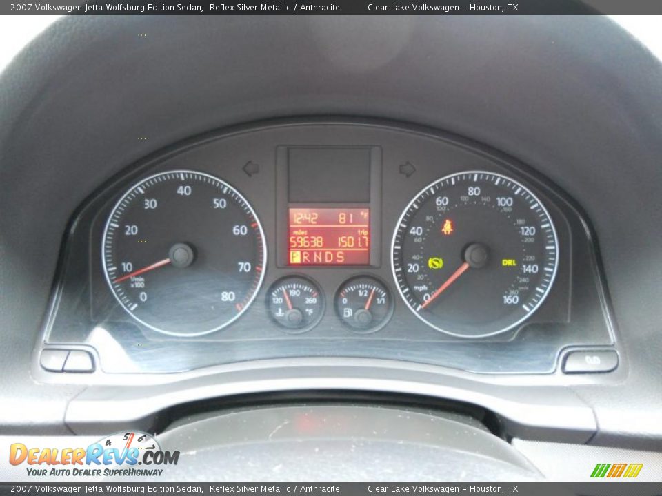 2007 Volkswagen Jetta Wolfsburg Edition Sedan Reflex Silver Metallic / Anthracite Photo #25