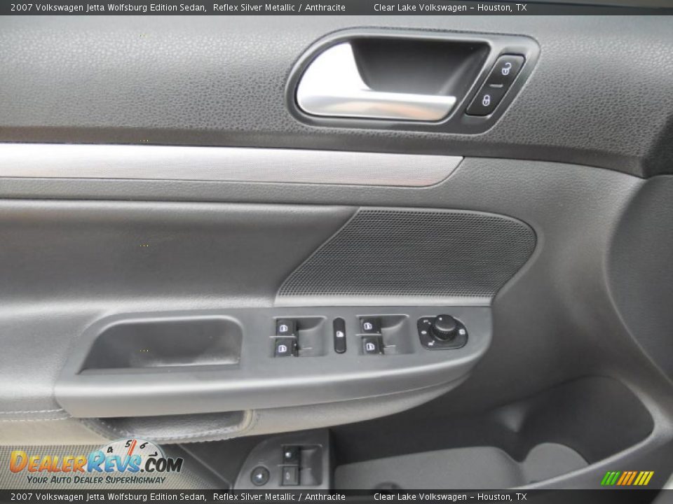 2007 Volkswagen Jetta Wolfsburg Edition Sedan Reflex Silver Metallic / Anthracite Photo #26