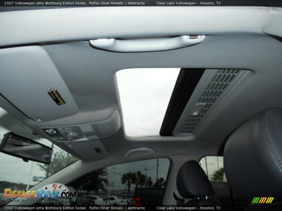 2007 Volkswagen Jetta Wolfsburg Edition Sedan Reflex Silver Metallic / Anthracite Photo #27