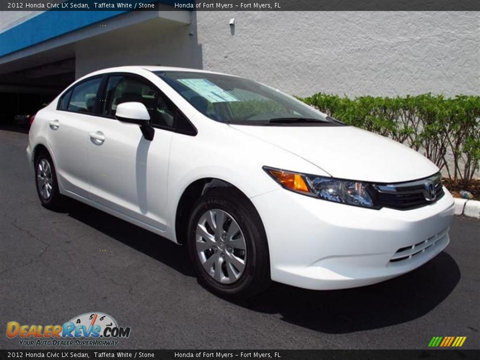 Front 3/4 View of 2012 Honda Civic LX Sedan Photo #1