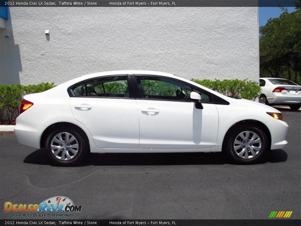 Taffeta White 2012 Honda Civic LX Sedan Photo #2