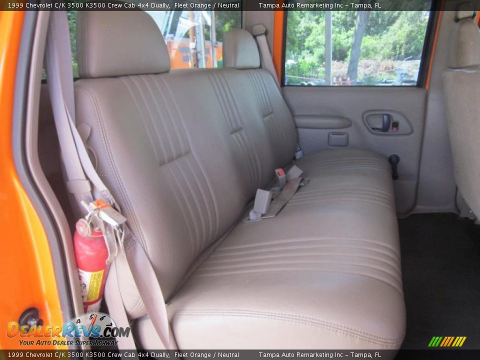 Neutral Interior - 1999 Chevrolet C/K 3500 K3500 Crew Cab 4x4 Dually Photo #24