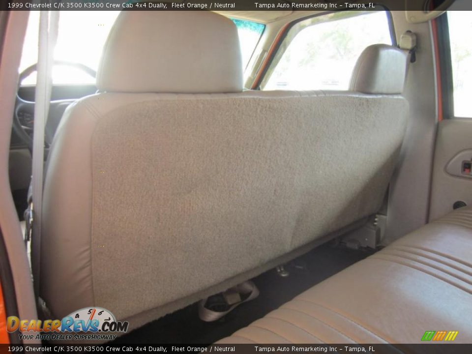 Neutral Interior - 1999 Chevrolet C/K 3500 K3500 Crew Cab 4x4 Dually Photo #26