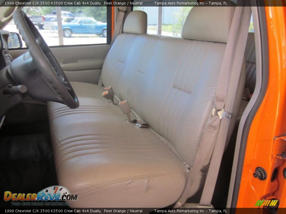 Neutral Interior - 1999 Chevrolet C/K 3500 K3500 Crew Cab 4x4 Dually Photo #27