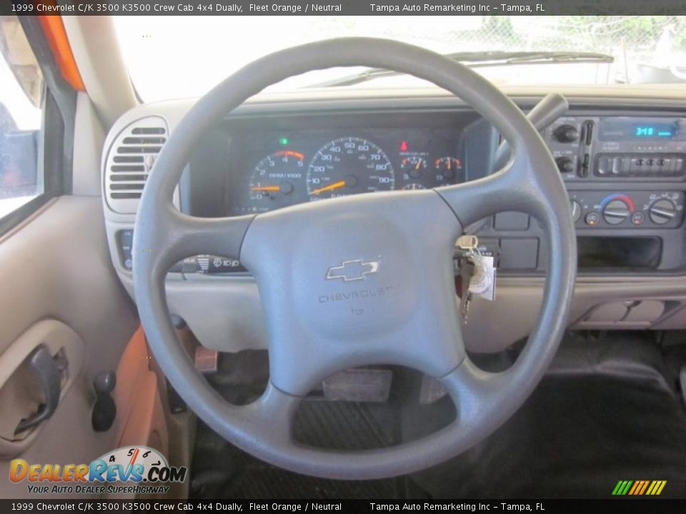 1999 Chevrolet C/K 3500 K3500 Crew Cab 4x4 Dually Steering Wheel Photo #31