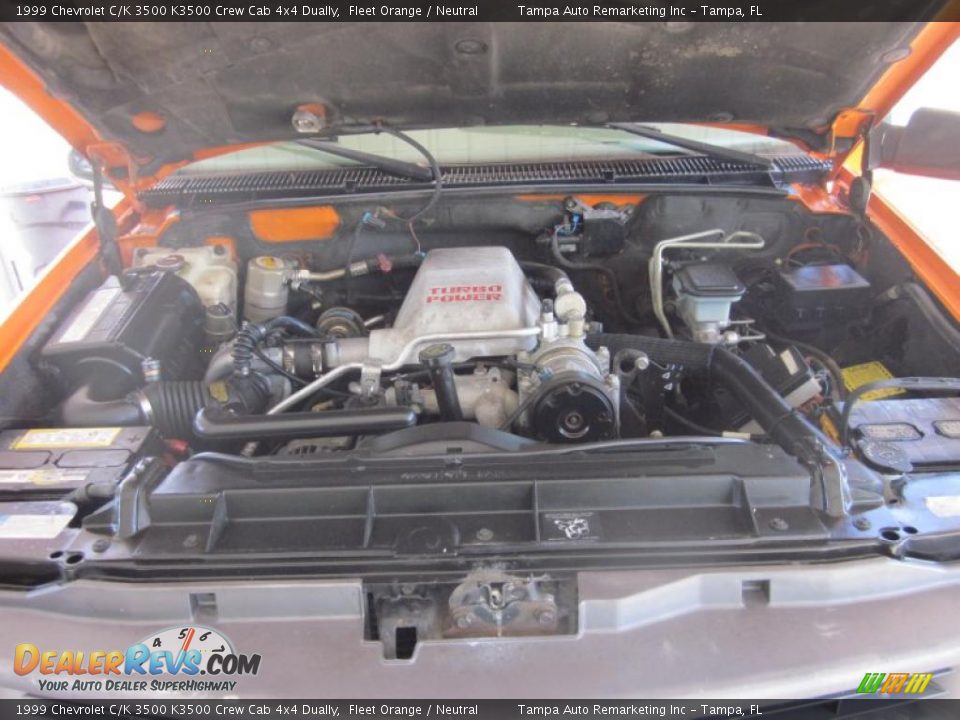 1999 Chevrolet C/K 3500 K3500 Crew Cab 4x4 Dually 6.5 Liter OHV 16-Valve Turbo-Diesel V8 Engine Photo #36
