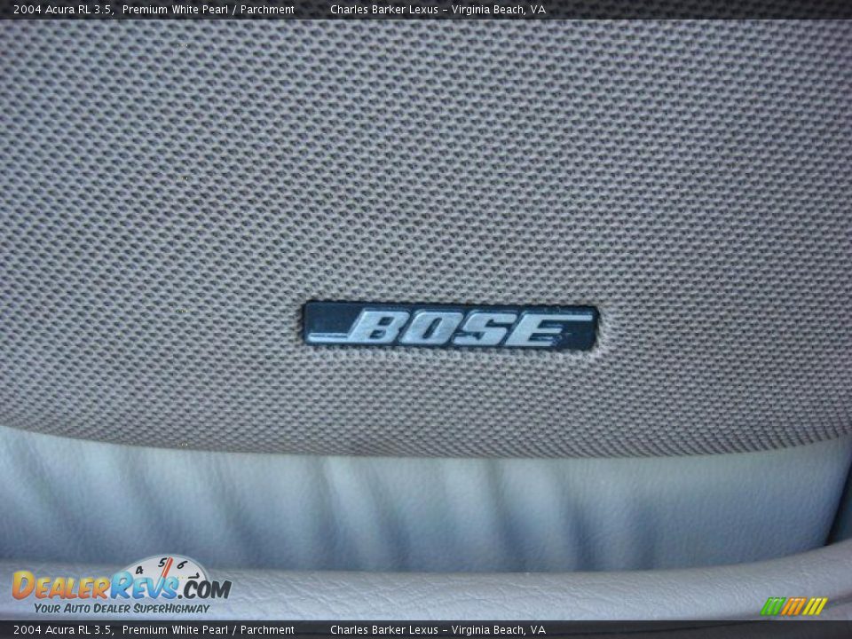 2004 Acura RL 3.5 Premium White Pearl / Parchment Photo #14