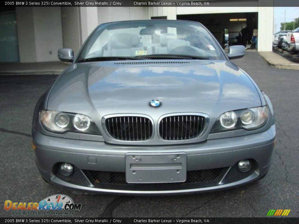 2005 BMW 3 Series 325i Convertible Silver Grey Metallic / Grey Photo #7