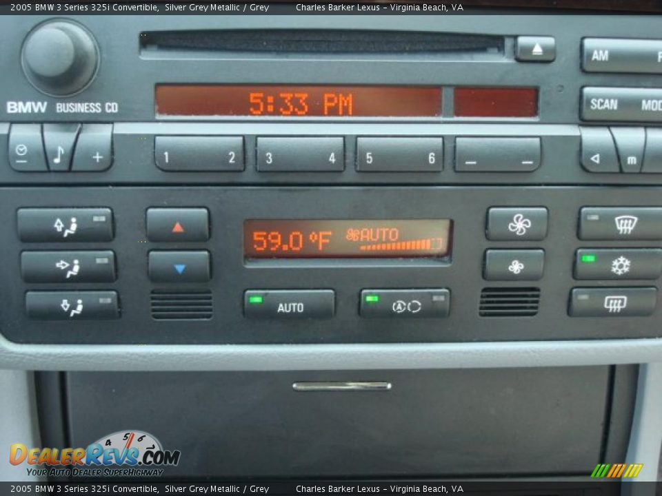 2005 BMW 3 Series 325i Convertible Silver Grey Metallic / Grey Photo #13