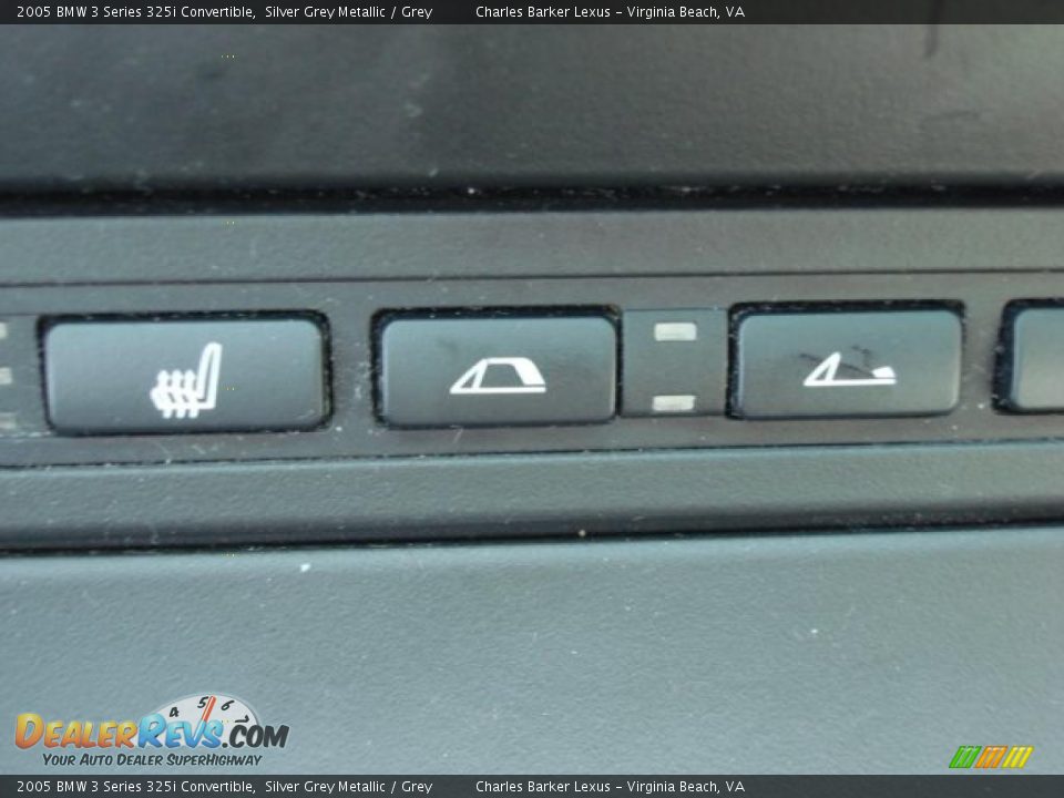 2005 BMW 3 Series 325i Convertible Silver Grey Metallic / Grey Photo #14