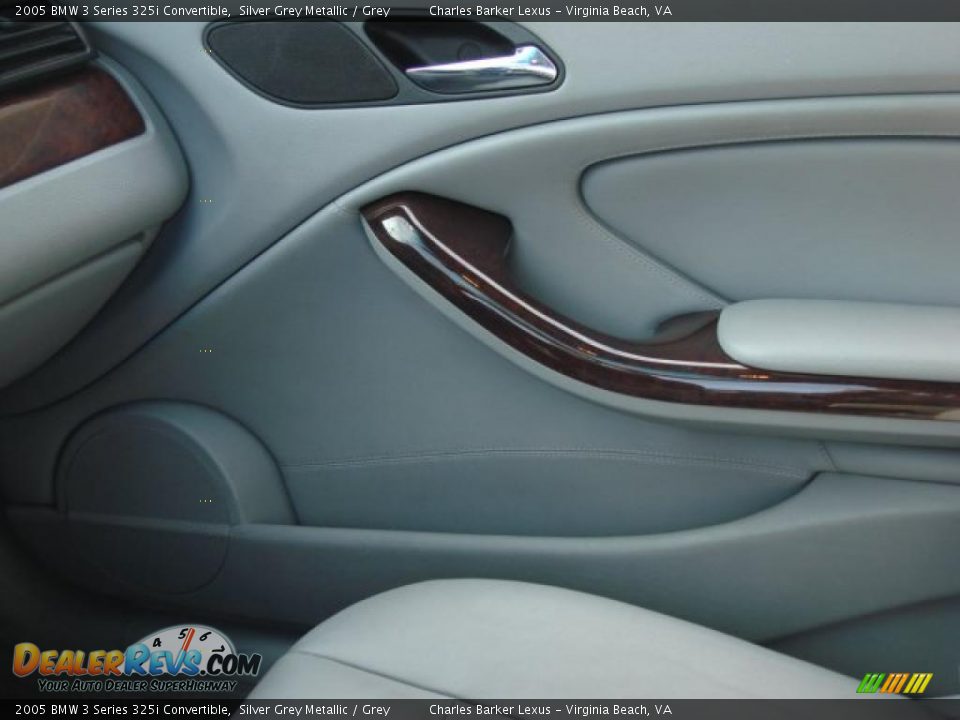 2005 BMW 3 Series 325i Convertible Silver Grey Metallic / Grey Photo #16