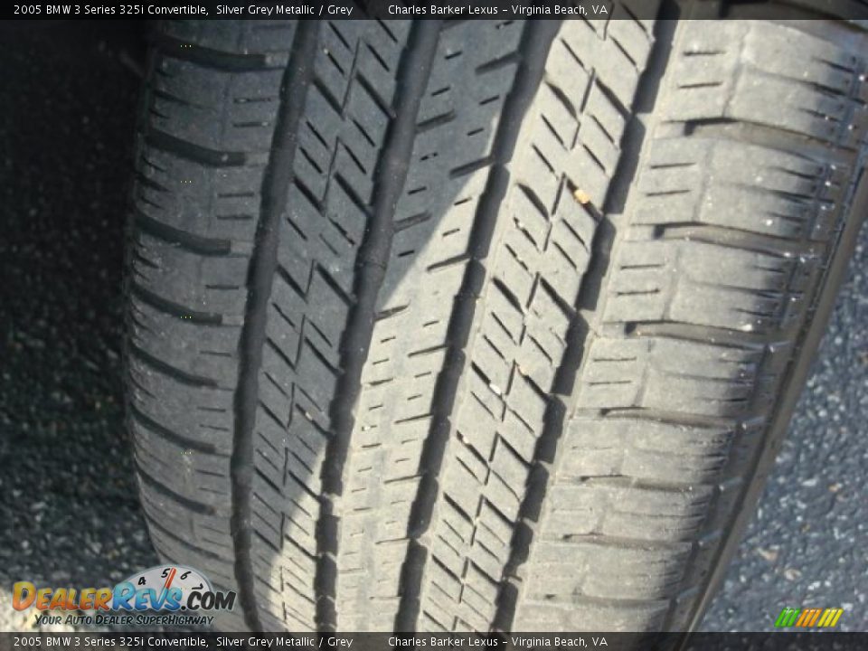 2005 BMW 3 Series 325i Convertible Silver Grey Metallic / Grey Photo #17