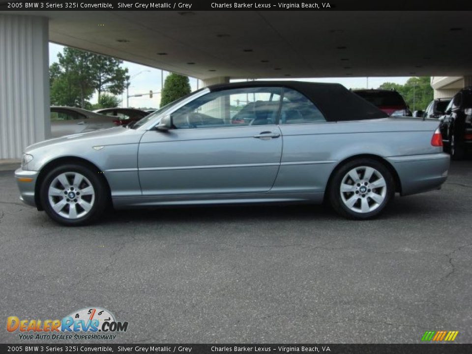 2005 BMW 3 Series 325i Convertible Silver Grey Metallic / Grey Photo #19