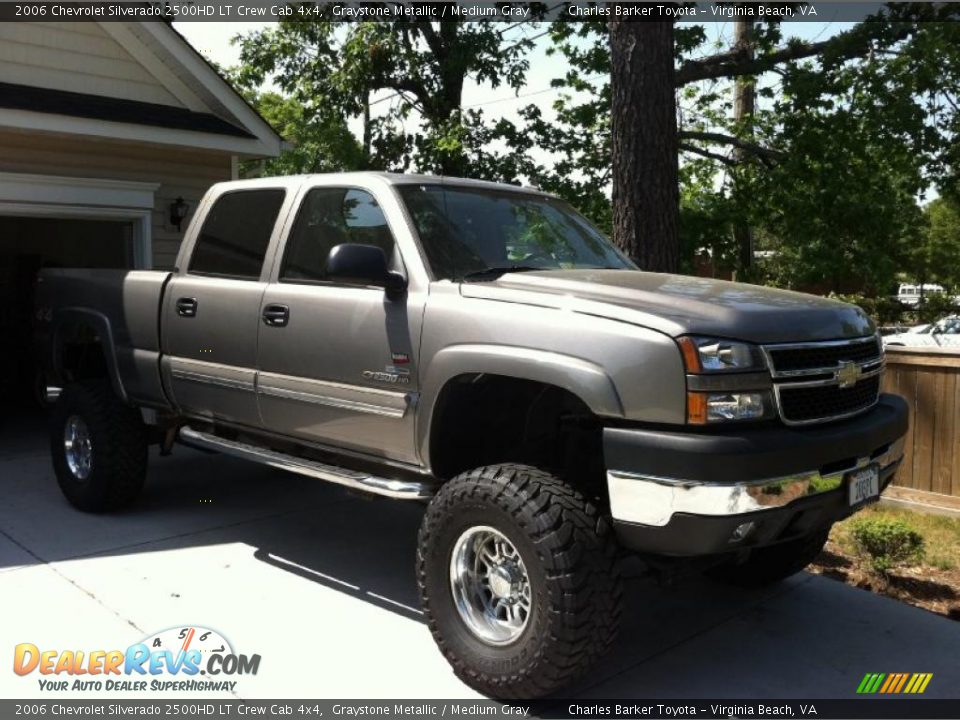 2006 Chevrolet Silverado 2500HD LT Crew Cab 4x4 Graystone Metallic / Medium Gray Photo #4