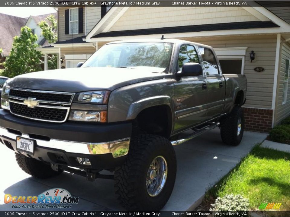 2006 Chevrolet Silverado 2500HD LT Crew Cab 4x4 Graystone Metallic / Medium Gray Photo #6