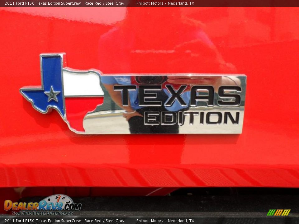 2011 Ford F150 Texas Edition SuperCrew Race Red / Steel Gray Photo #17
