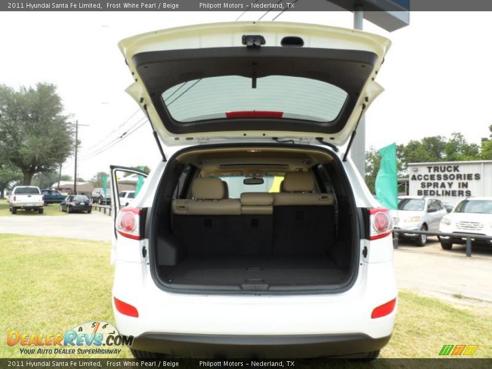 2011 Hyundai Santa Fe Limited Frost White Pearl / Beige Photo #19