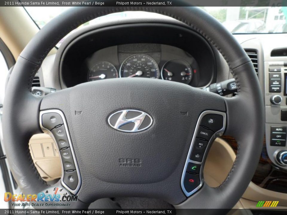 2011 Hyundai Santa Fe Limited Steering Wheel Photo #34