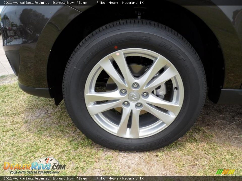 2011 Hyundai Santa Fe Limited Wheel Photo #13