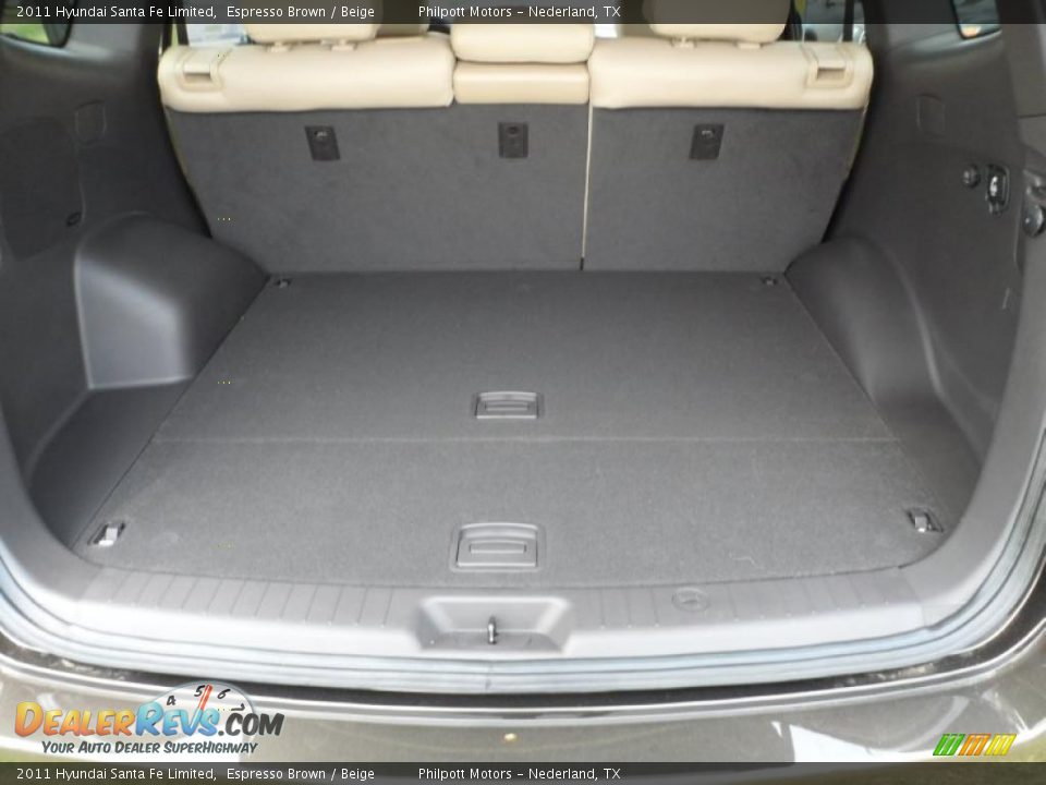 2011 Hyundai Santa Fe Limited Espresso Brown / Beige Photo #25