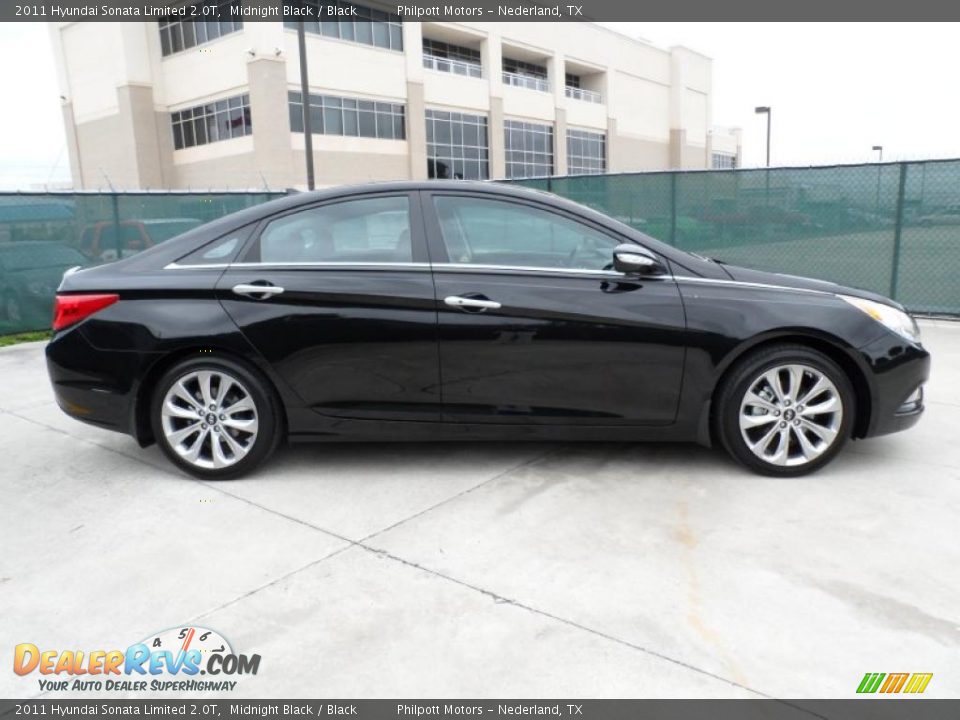 2011 Hyundai Sonata Limited 2.0T Midnight Black / Black Photo #2