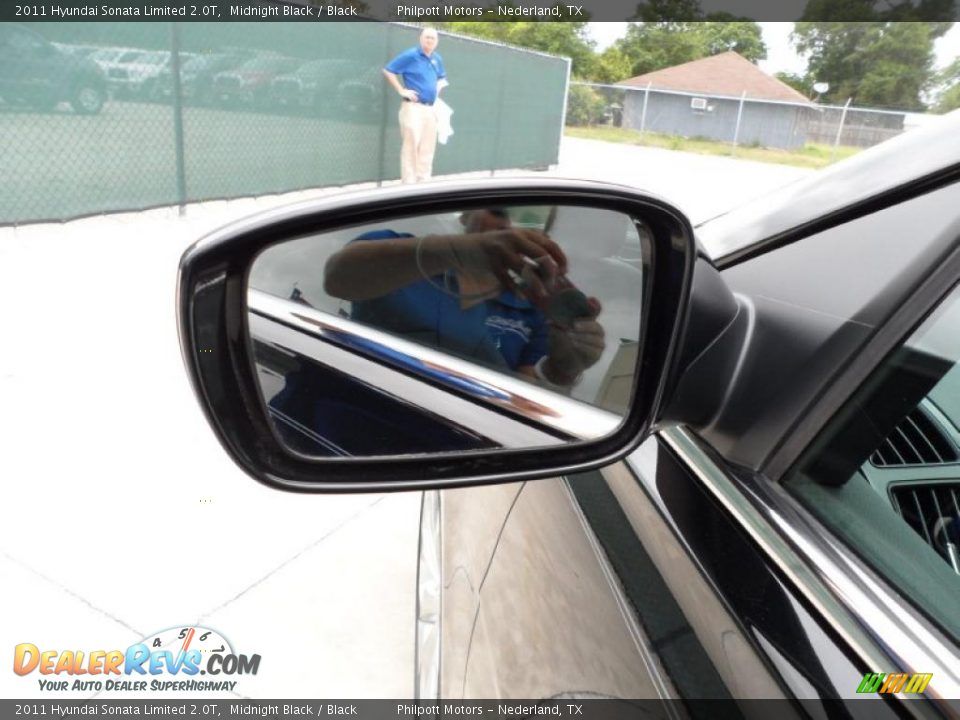 2011 Hyundai Sonata Limited 2.0T Midnight Black / Black Photo #13