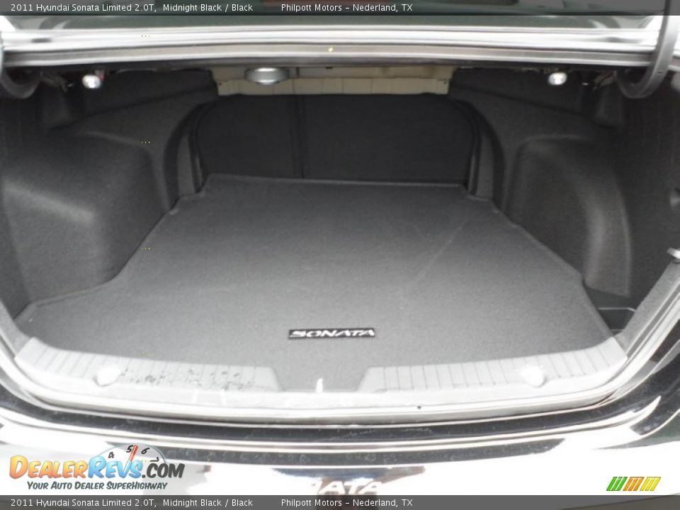 2011 Hyundai Sonata Limited 2.0T Midnight Black / Black Photo #18