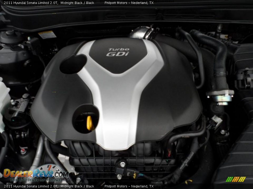 2011 Hyundai Sonata Limited 2.0T Midnight Black / Black Photo #19