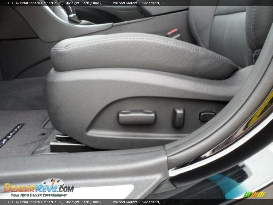 2011 Hyundai Sonata Limited 2.0T Midnight Black / Black Photo #26