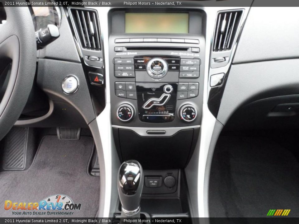 2011 Hyundai Sonata Limited 2.0T Midnight Black / Black Photo #29