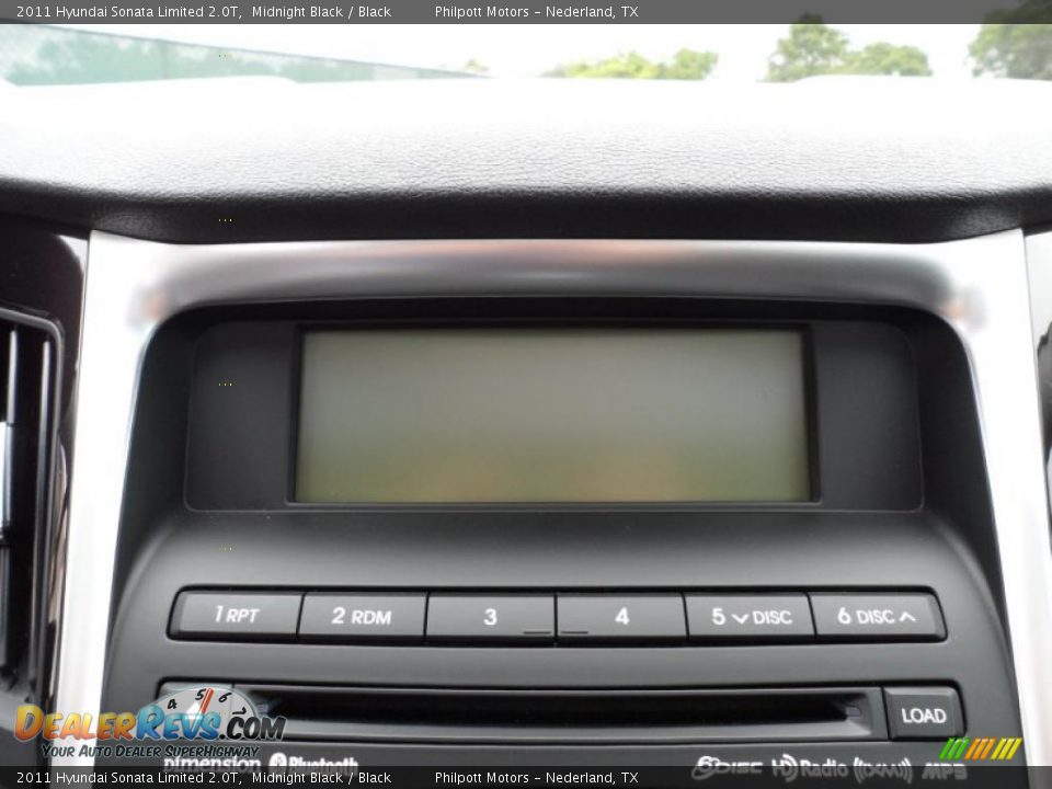 2011 Hyundai Sonata Limited 2.0T Midnight Black / Black Photo #30