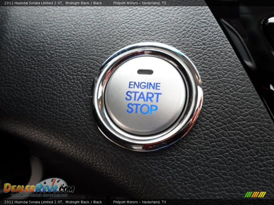 2011 Hyundai Sonata Limited 2.0T Midnight Black / Black Photo #36