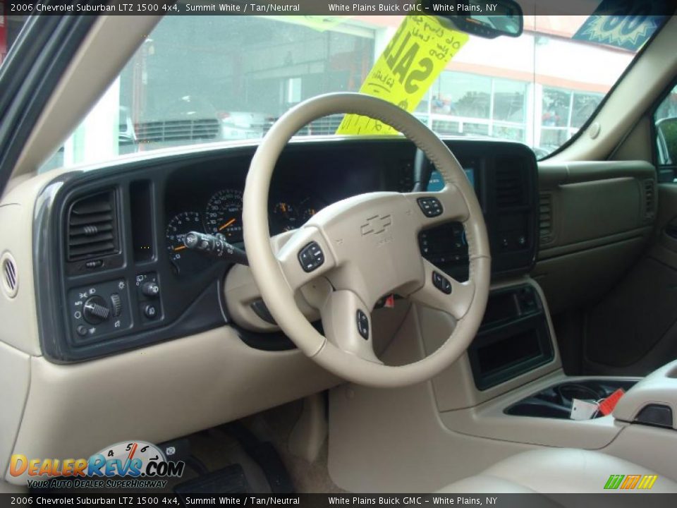 2006 Chevrolet Suburban LTZ 1500 4x4 Summit White / Tan/Neutral Photo #20