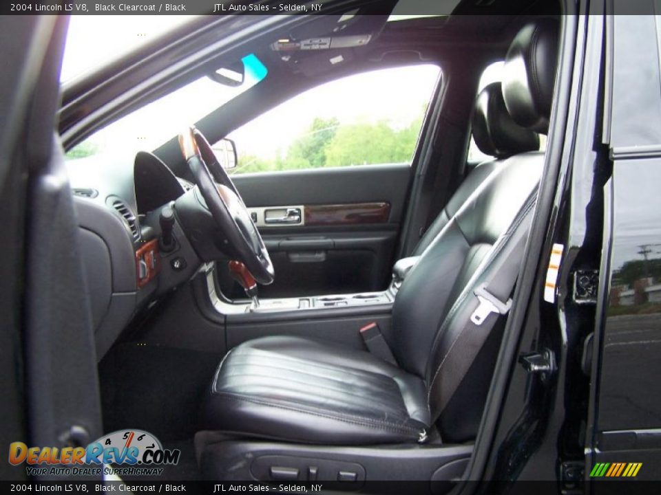 2004 Lincoln LS V8 Black Clearcoat / Black Photo #9