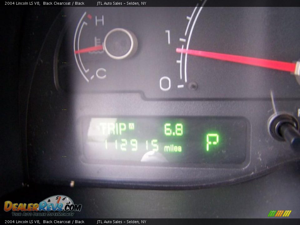 2004 Lincoln LS V8 Black Clearcoat / Black Photo #12