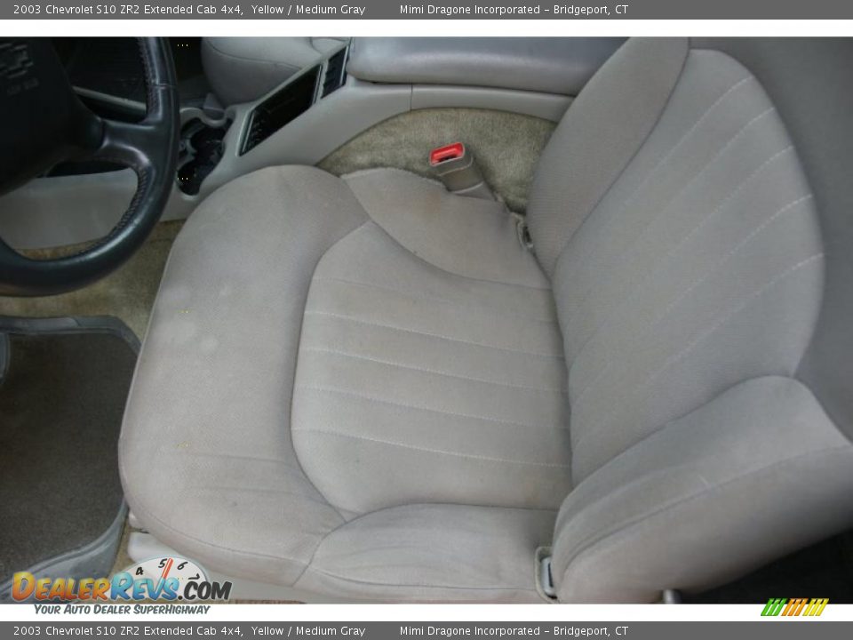 Medium Gray Interior - 2003 Chevrolet S10 ZR2 Extended Cab 4x4 Photo #9