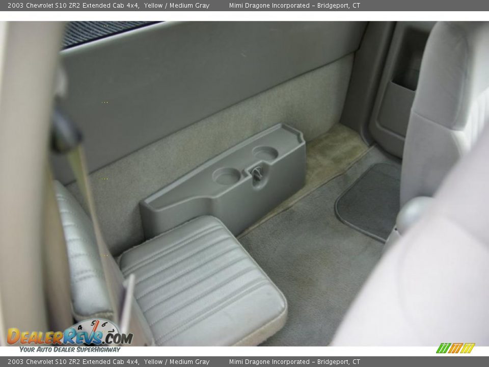 Medium Gray Interior - 2003 Chevrolet S10 ZR2 Extended Cab 4x4 Photo #14