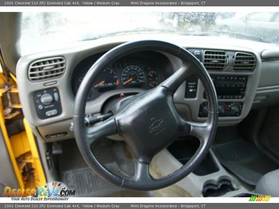 2003 Chevrolet S10 ZR2 Extended Cab 4x4 Steering Wheel Photo #15