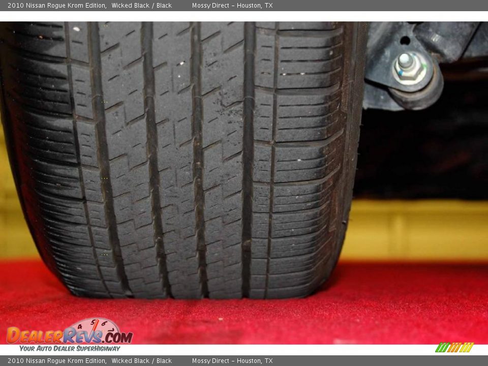 2010 Nissan Rogue Krom Edition Wicked Black / Black Photo #7